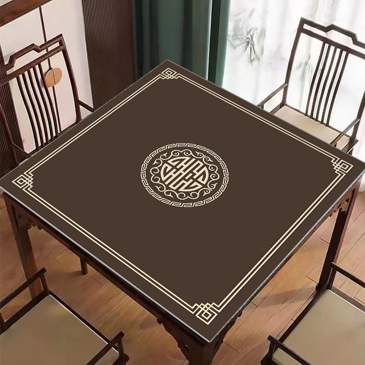 Geometric Patterned Table Cover Bowlift