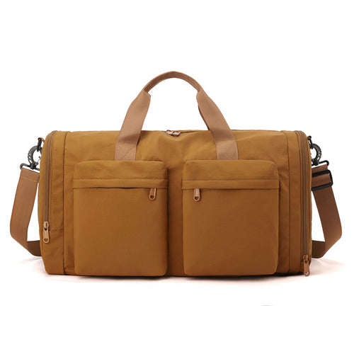 Large Capacity Travel Duffle with Dual Side Pockets