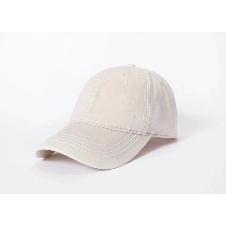 Men's Classic Distressed Cotton Baseball Cap Bowlift