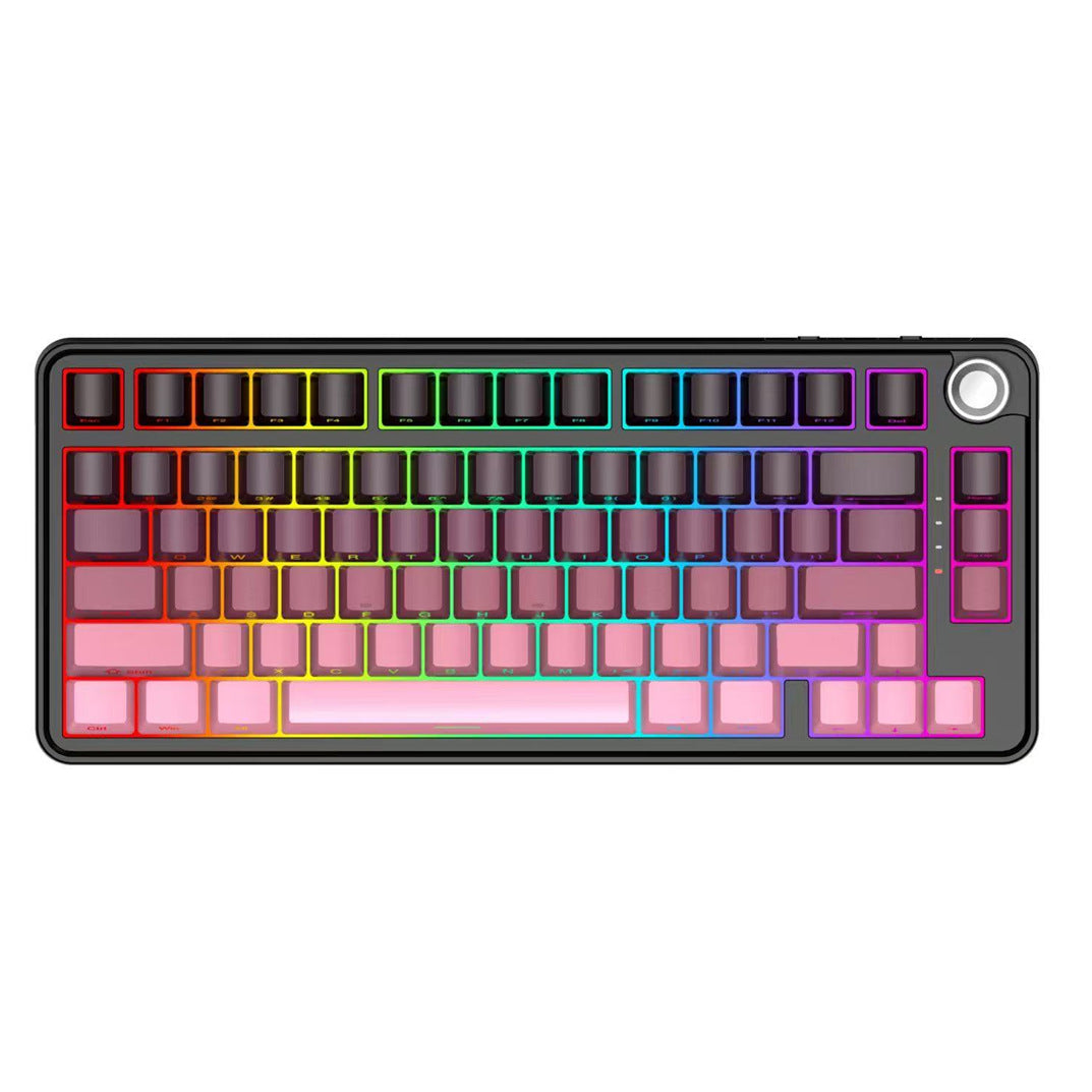 Ergonomic Gaming Keyboard with Rgb Backlighting Bowlift