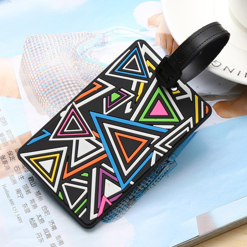 Unisex Luggage Tag in Creative Retro Pattern Bowlift