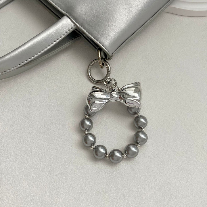 Elegant Pearl Bow Keychain Bowlift