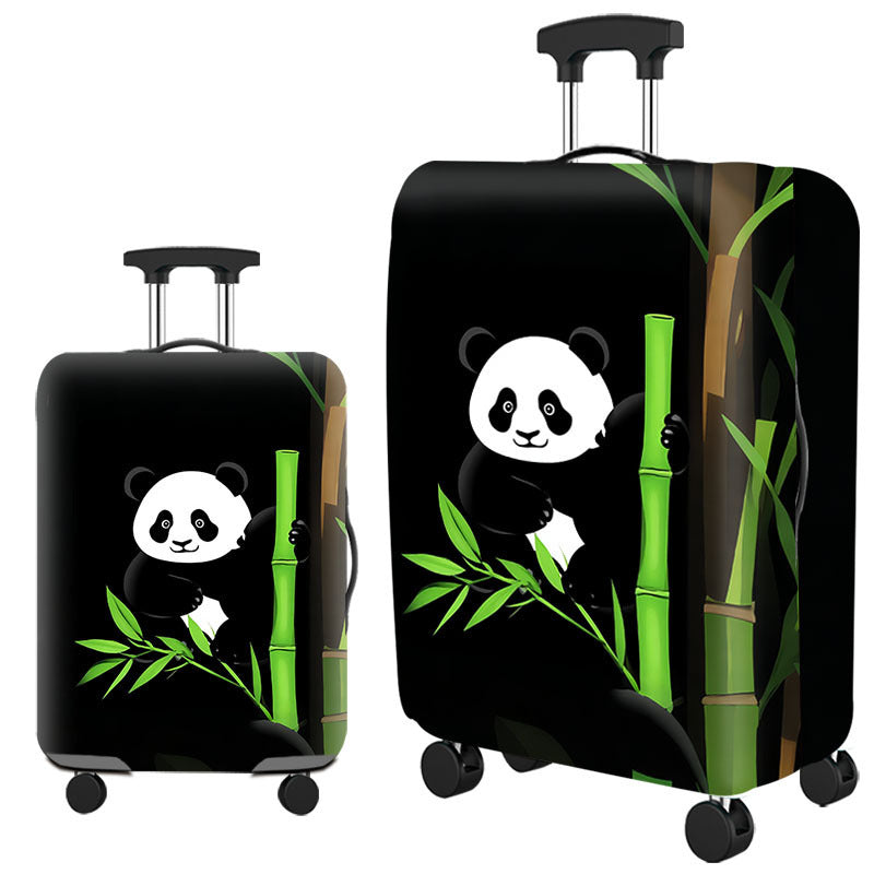 Unisex hard shell suitcase with a playful cat design Bowlift