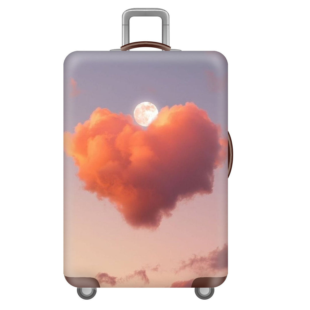 Unisex Hard Shell Suitcase with Inspiring Cityscape Bowlift