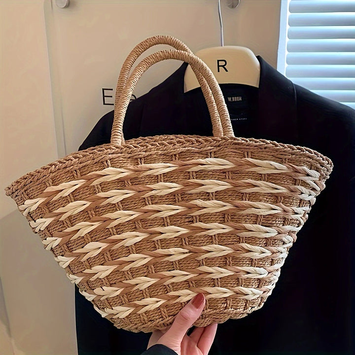 Basket bag with modern handles Bowlift