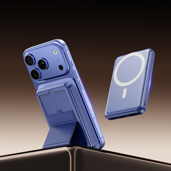 Portable Magsafe Powerbank with Intelligent Stand and High-Speed Charging Function Bowlift