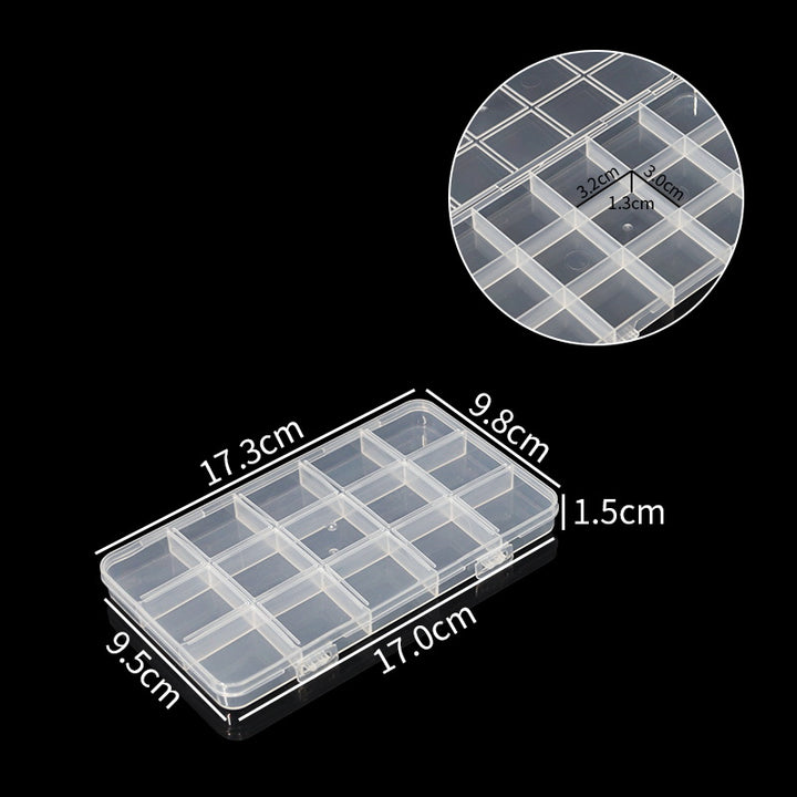Multi-Compartment Clear Utility Storage Box Bowlift