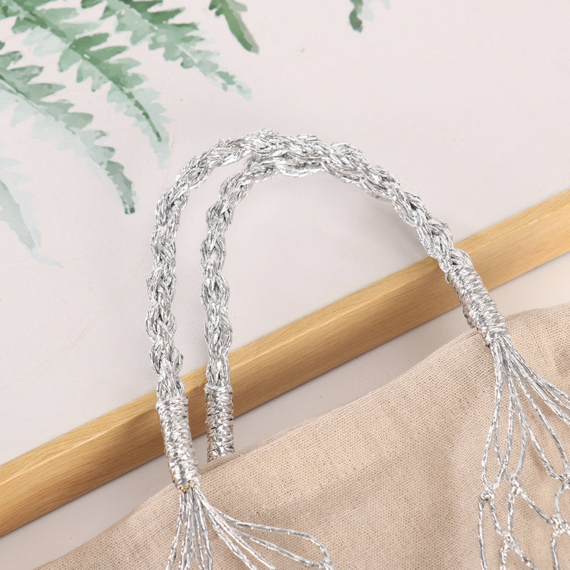 Multifunctional mesh tote bag with lining Bowlift