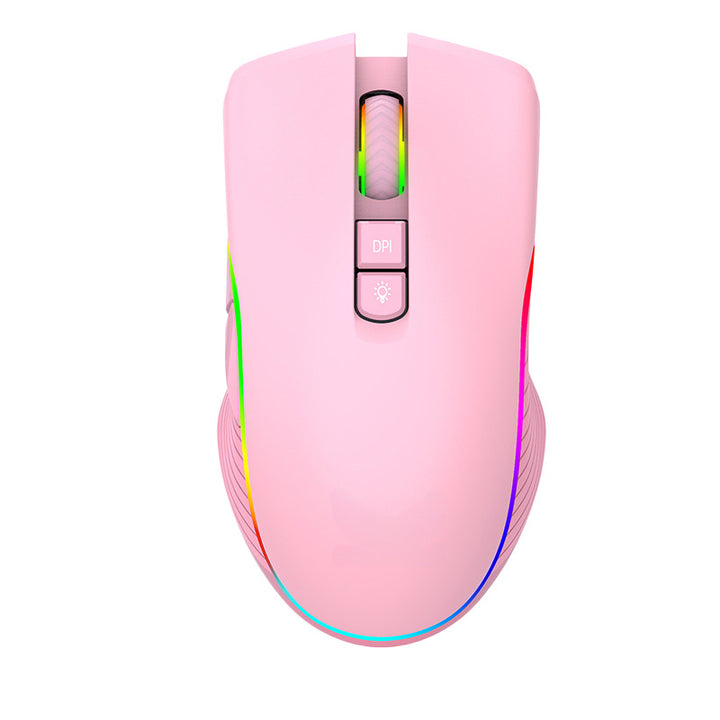 RGB Ergonomic Gaming Mouse Bowlift