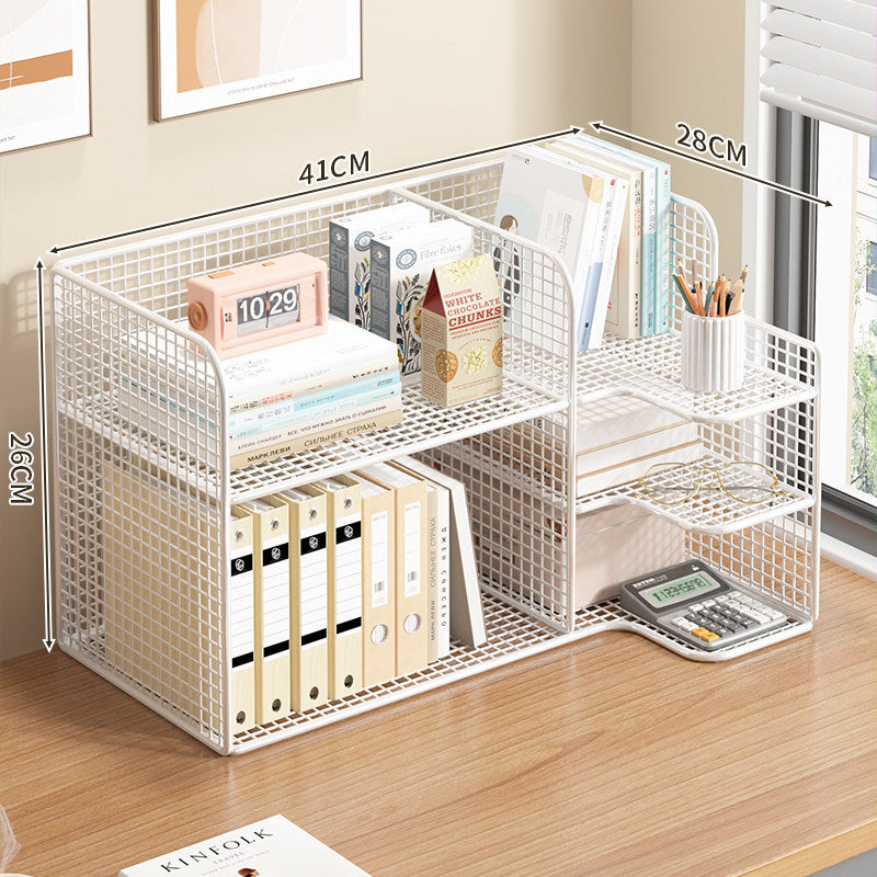 Modern Wire Mesh Document Organizer Rack Bowlift