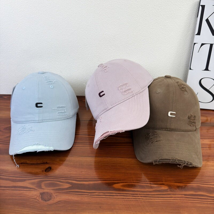 Men's Distressed Cap Bowlift