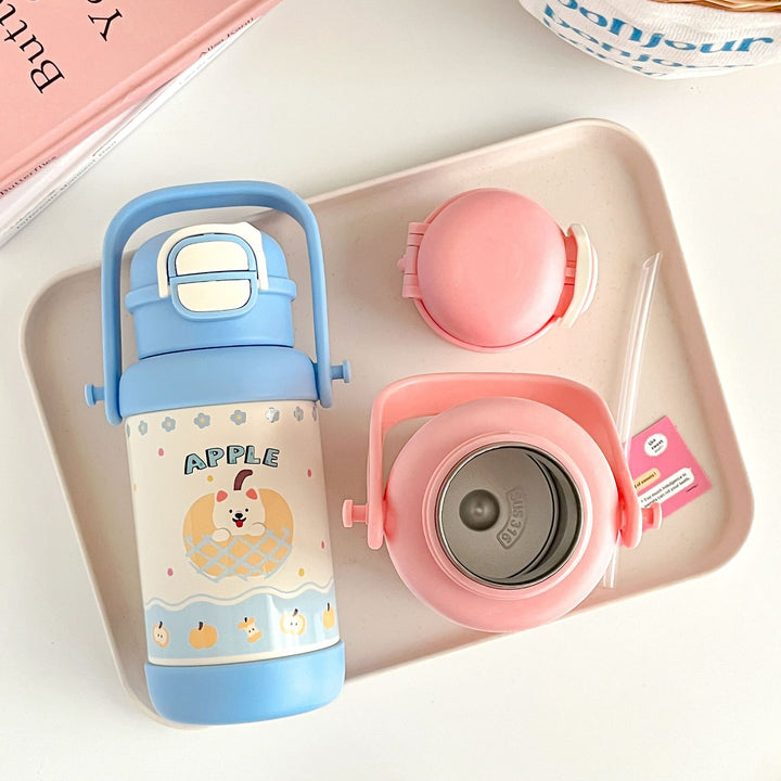 Insulated stainless steel water bottle with cute design Bowlift