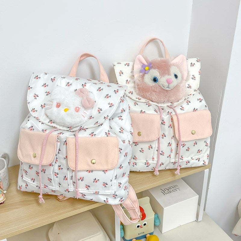 Plush backpack with playful animal motif Bowlift
