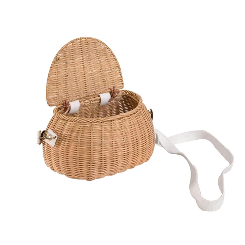 Stylish Woven Crossbody Bag Bowlift