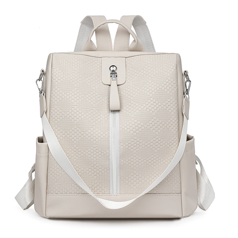 Multi-Functional Textured Backpack Bowlift