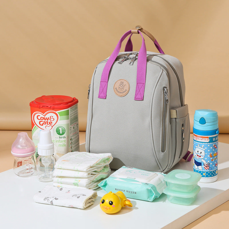 Versatile Multi-Compartment Baby Care Backpack Bowlift