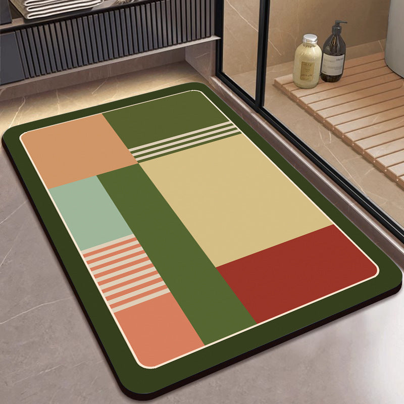 Geometric Patterned Area Rug Bowlift