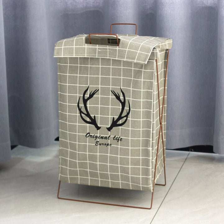 Decorative laundry basket with inspiring quotes Bowlift