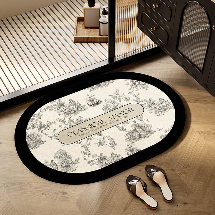 Stylish Textured Area Rug Bowlift