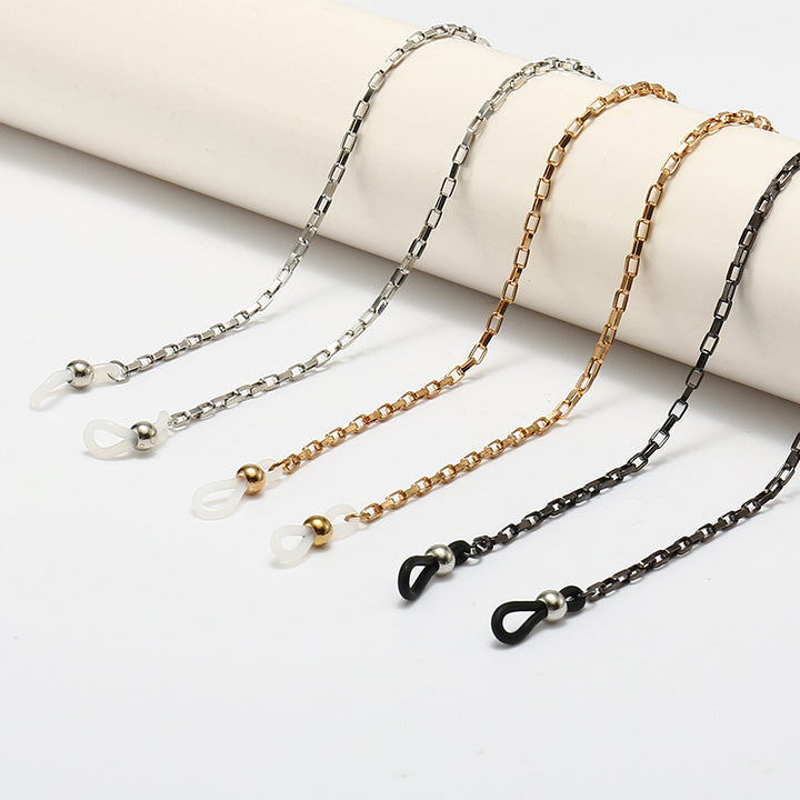 Fashionable Eyewear with Stylish Chain Bowlift
