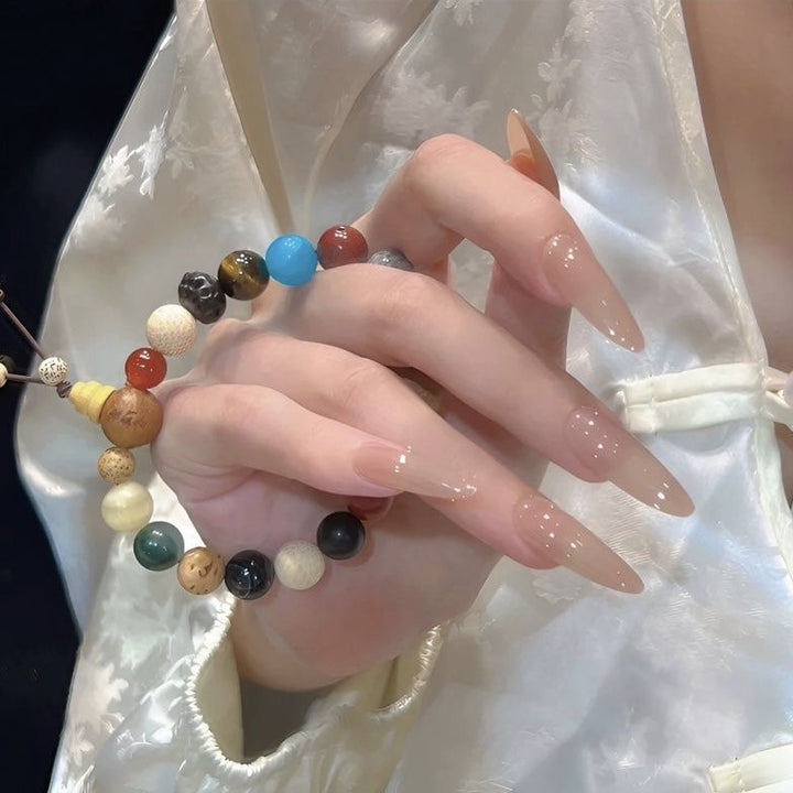 Artistic French Tip Press-On Nails