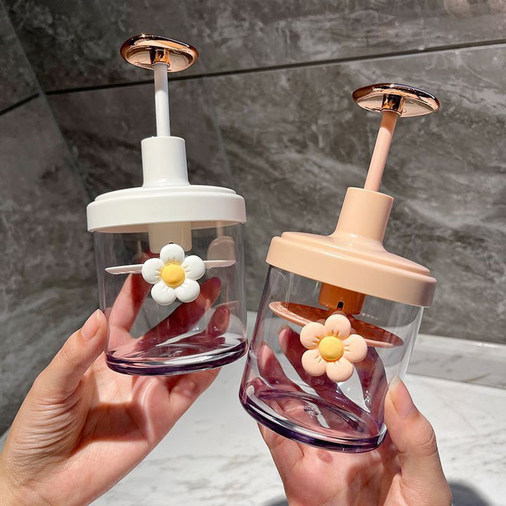 Decorative glass with flower design Bowlift