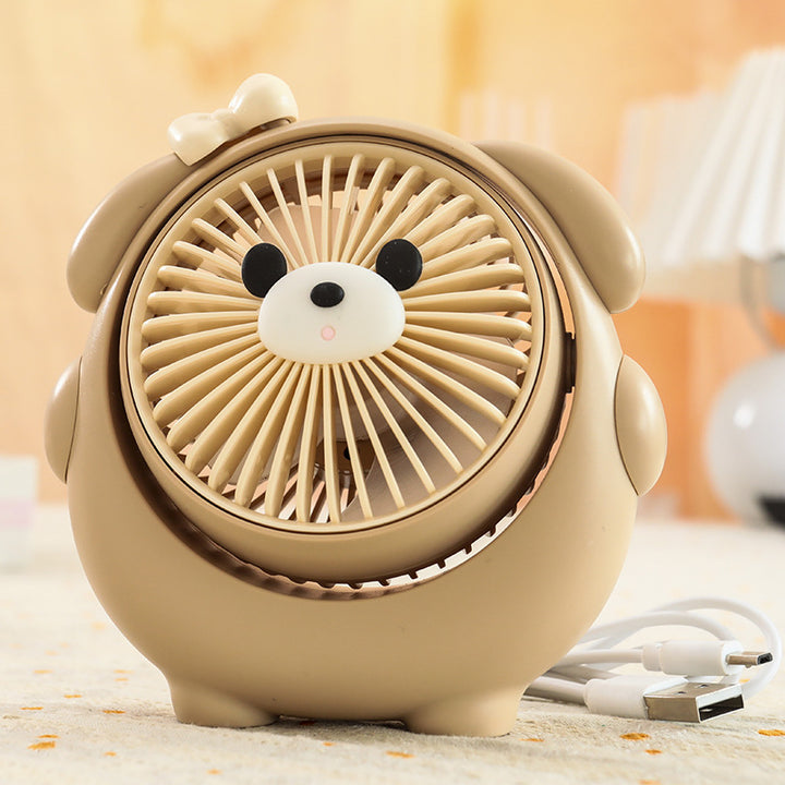 Cute USB desk fan with variable speed control Bowlift