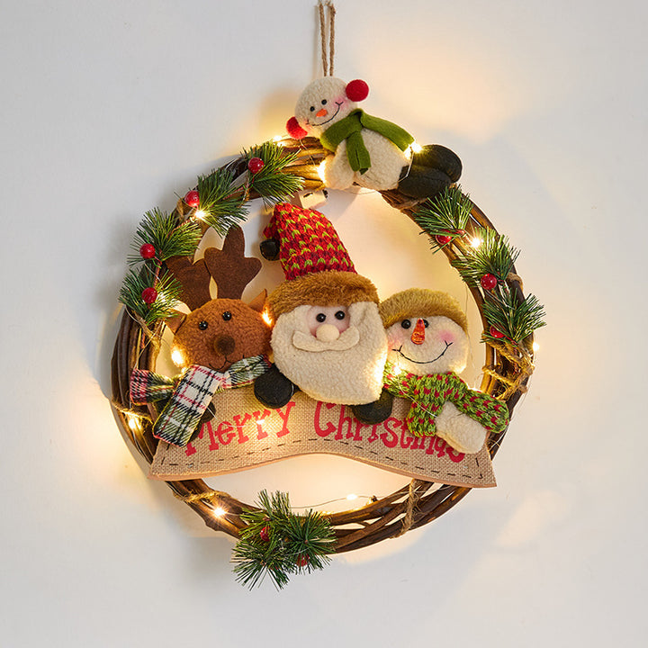 Christmas wreath with lights Bowlift