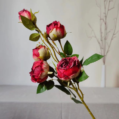Lifelike Rose Floral Stem