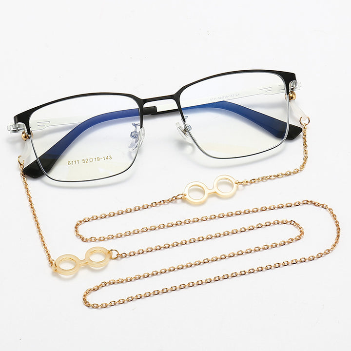 Stylish Eyewear with Decorative Chain Bowlift