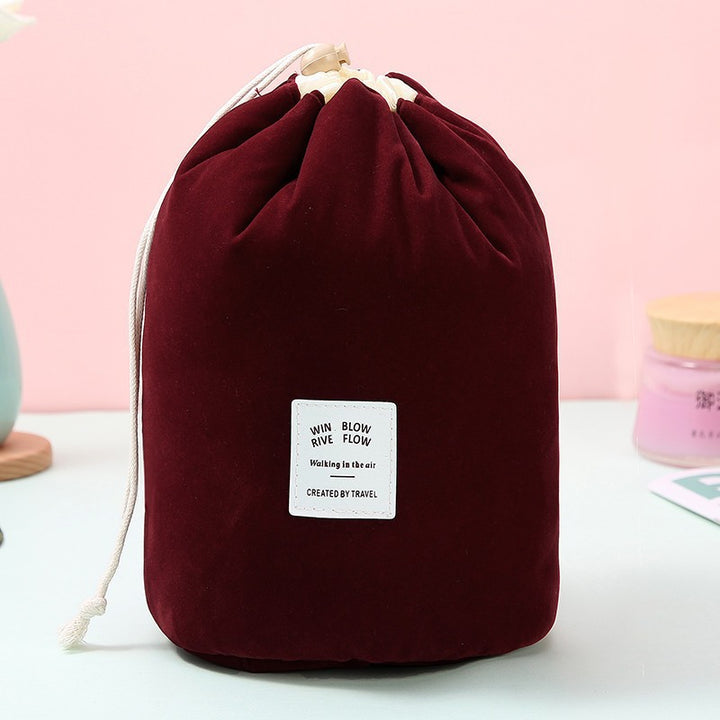 Durable Velvet Drawstring Travel Bag Bowlift