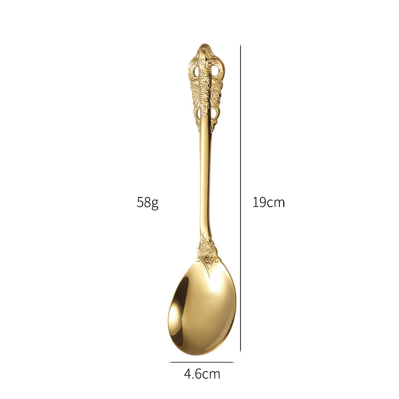 Elegant fish fork with artistic handle design Bowlift