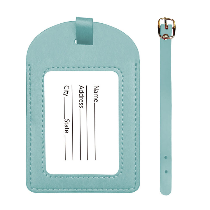 Women's high-quality and durable leather luggage tag Bowlift