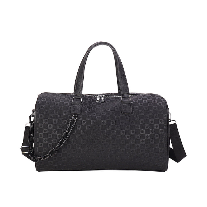 Premium Vegan Leather Travel Duffle Bag Bowlift