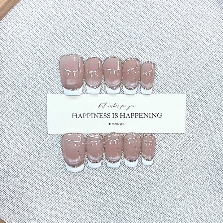Glamorous Ombre Effect Press-On Nail Set Bowlift
