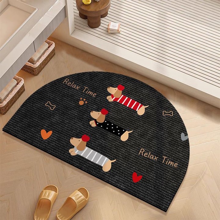 Fun Dog-Themed Area Rug