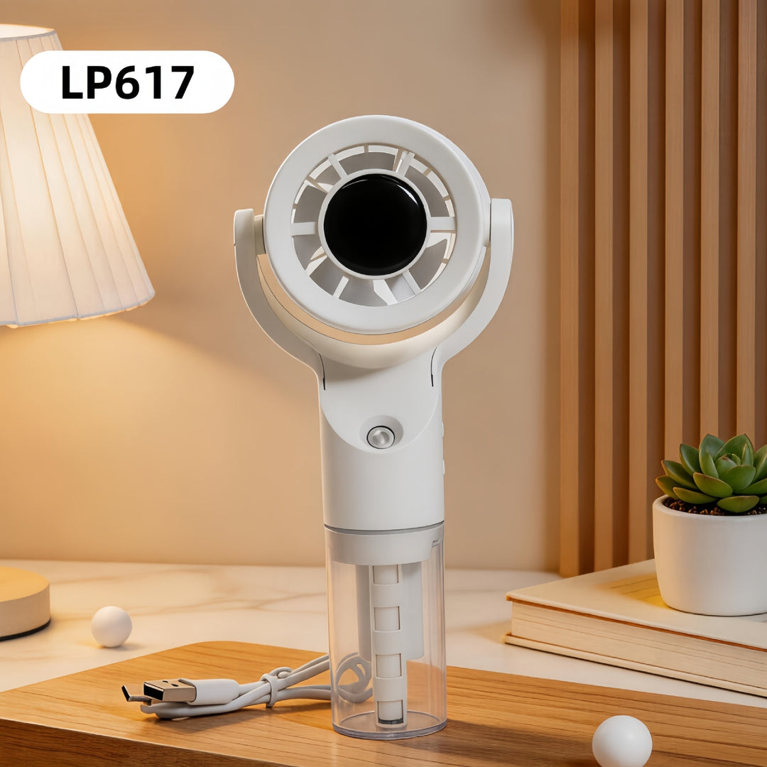 Portable USB fan with water spray function Bowlift