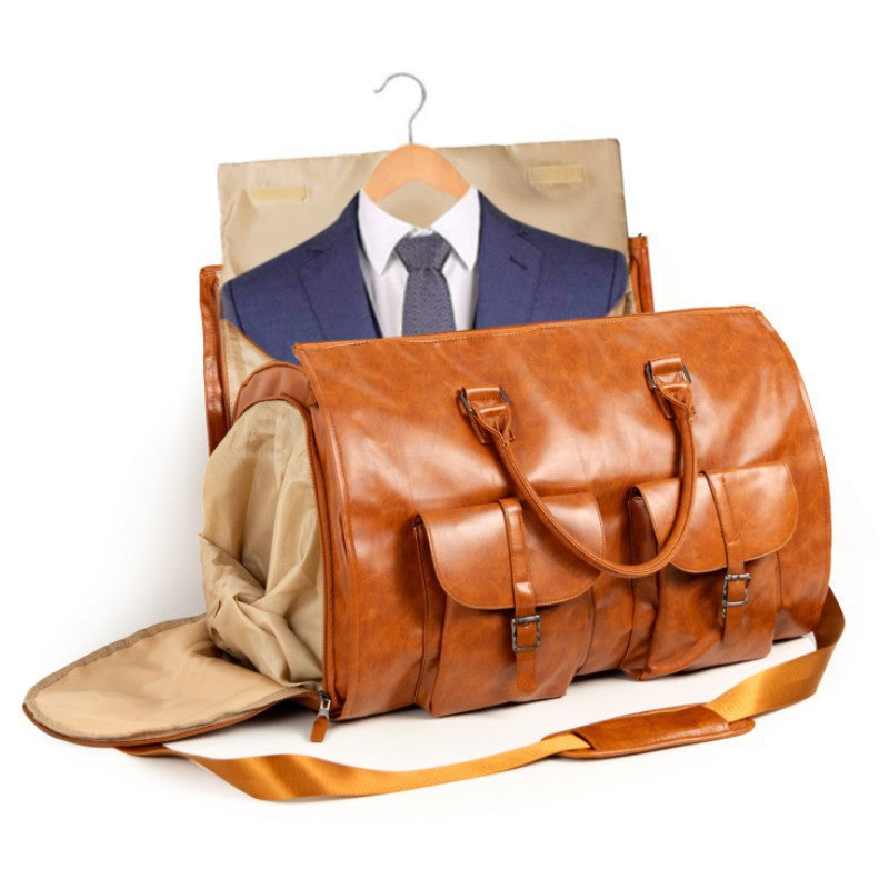 Elegant Travel Bag with Integrated Suit Compartment Bowlift