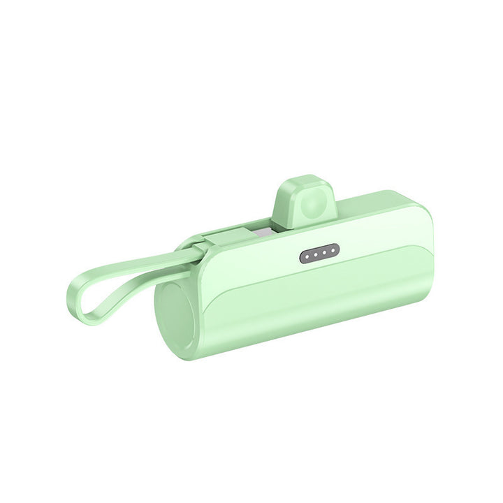 Compact power bank with integrated charging connector Bowlift