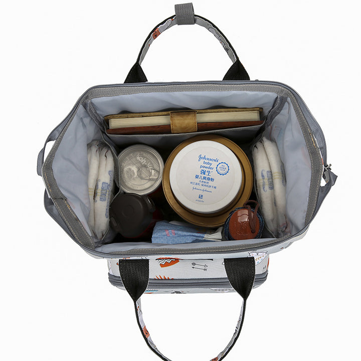 Multi-Compartment Travel Backpack Bowlift