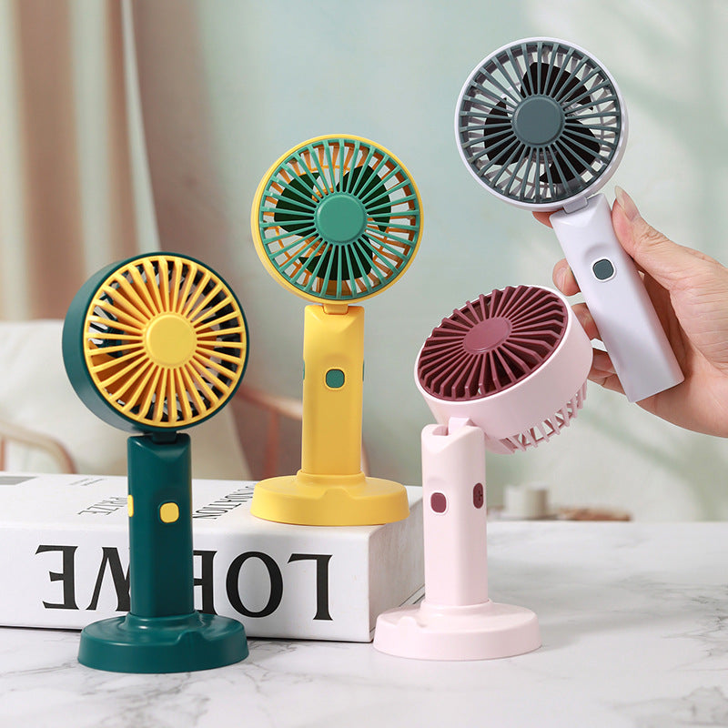 Ladies Portable Mini Fan with Flexible Tilt Mechanism Bowlift