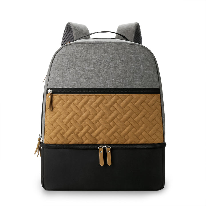Backpack with Floral Pattern and Separate Compartment Bowlift