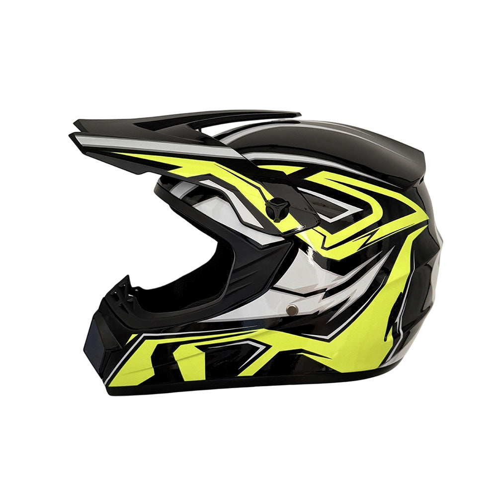full-face motocross helmet with extended visor and reinforced chin guard Bowlift