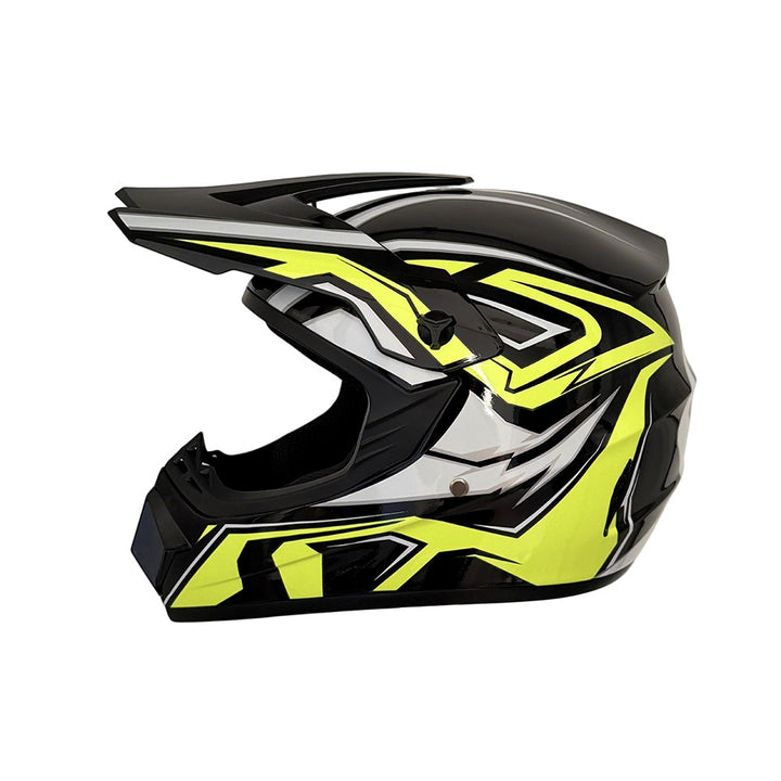 full-face motocross helmet with extended visor and reinforced chin guard Bowlift