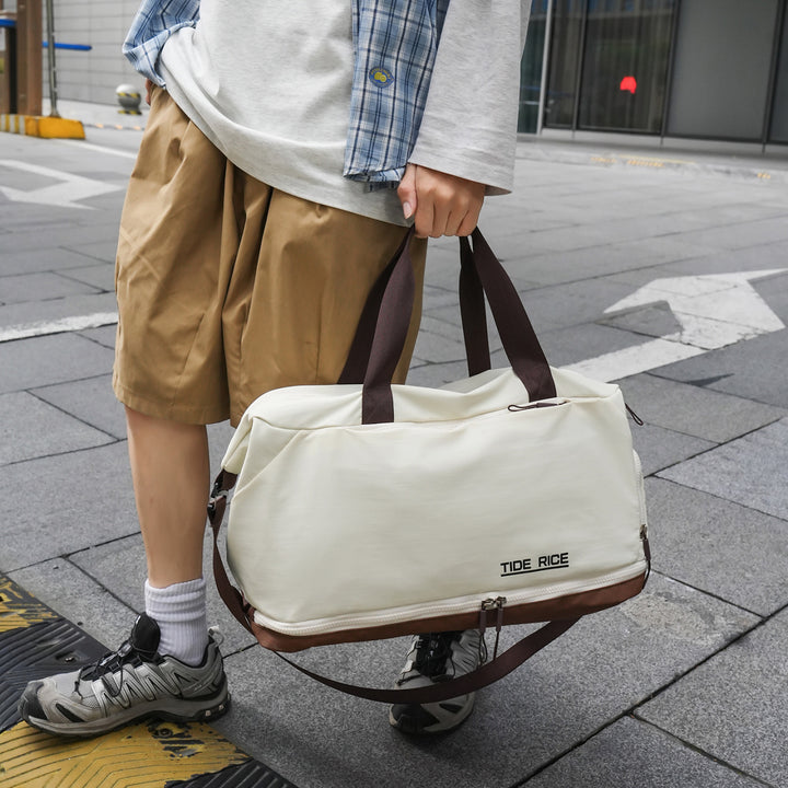 Sporty Travel Bag With Several Functional Compartments Bowlift