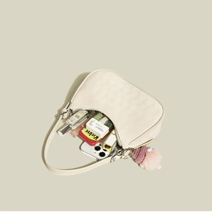 Stylish Quilted Hobo Bag Bowlift