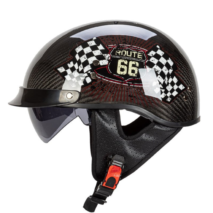 Stylish Graphic Skull Motorcycle Helmet Bowlift