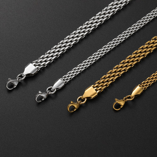 Luxe Interwoven Chain Necklace Bowlift