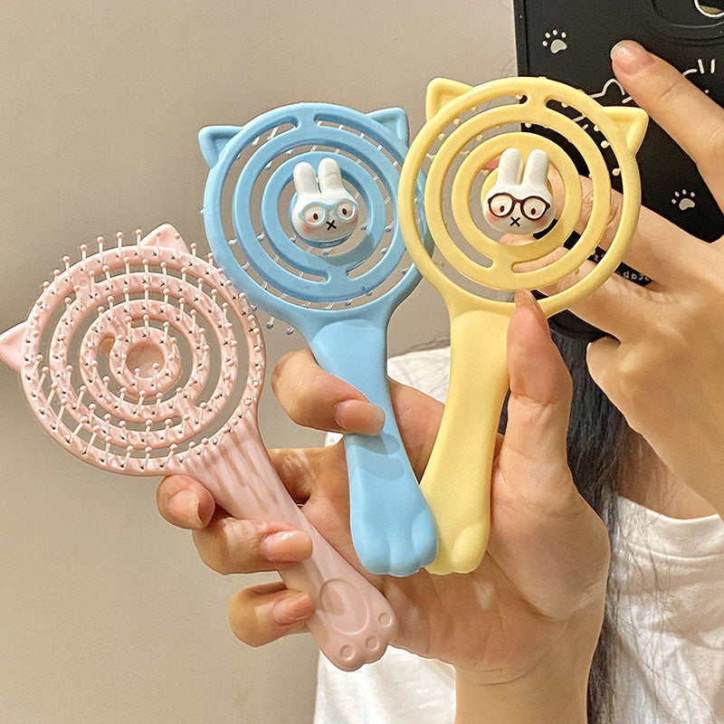 Hairbrush with Cute Animal Design Bowlift