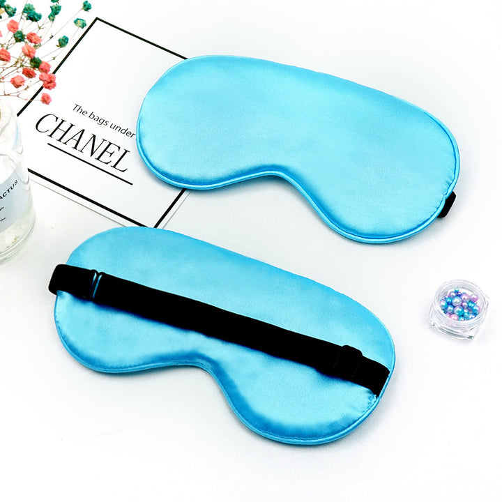 Unisex nan luxurious satin sleep mask with anatomical contour and adjustable elastic band Bowlift